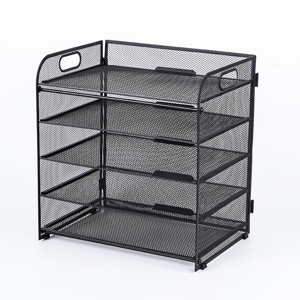Schreibtisch, A4-Datei-Desktop-Datei-Organizer für Home Office für Arbeitszimmer – Detailansicht 10