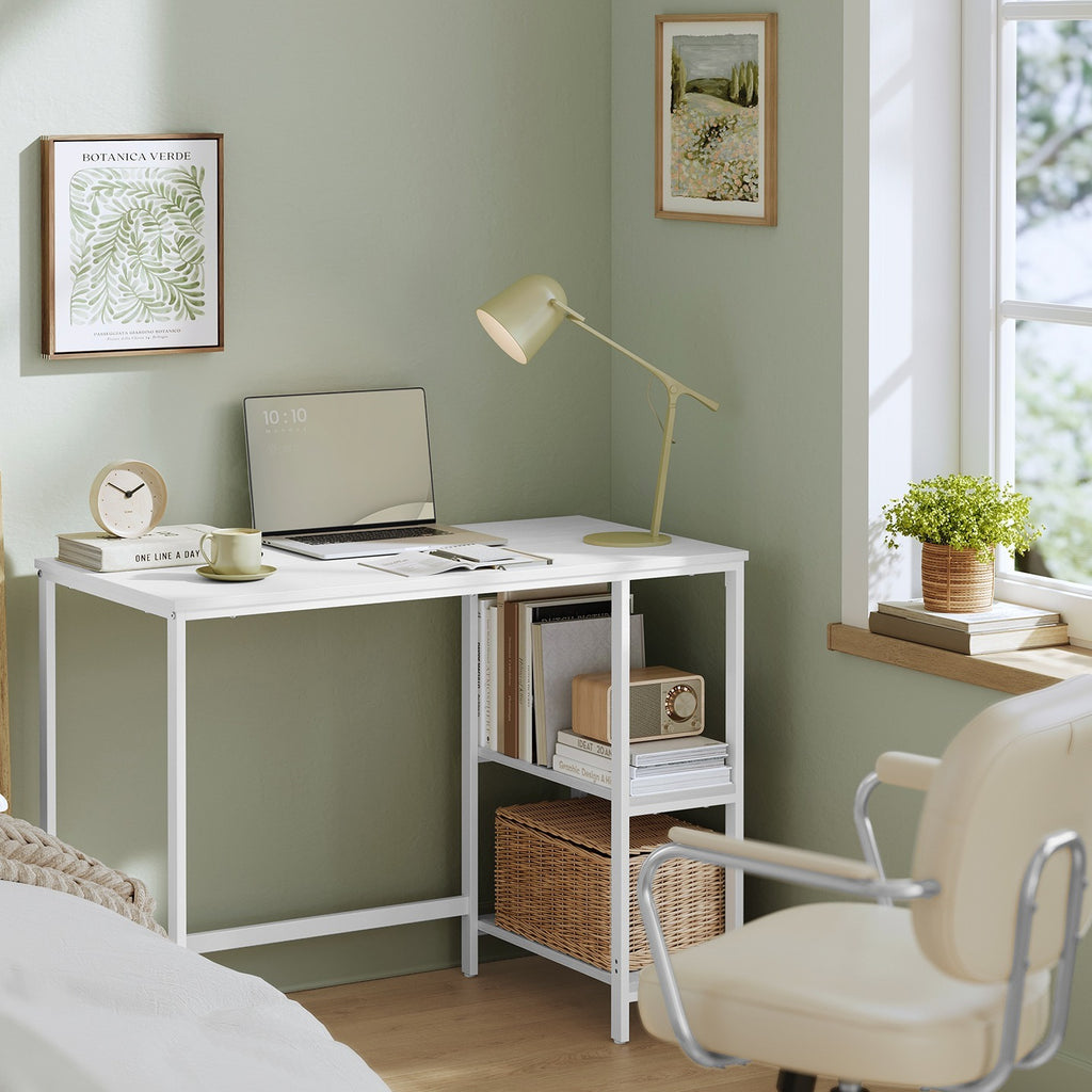 Schreibtisch, Ahornweiß für Arbeitszimmer und Homeoffice – Hauptansicht