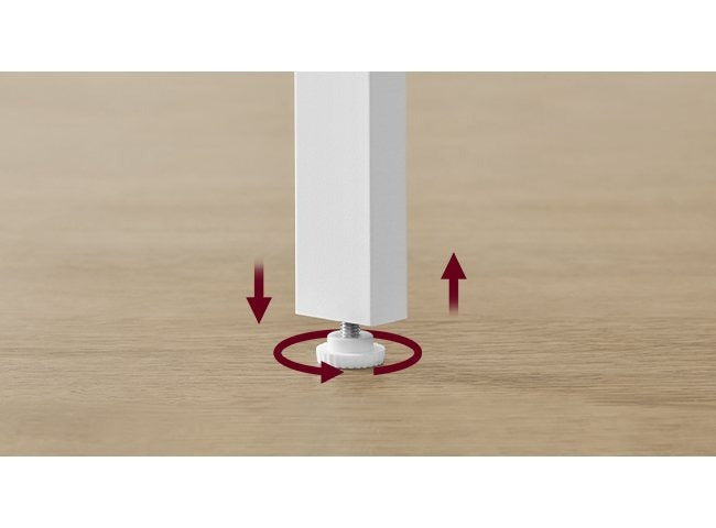 Schreibtisch, Ahornweiß für Arbeitszimmer und Homeoffice – Detailansicht 13