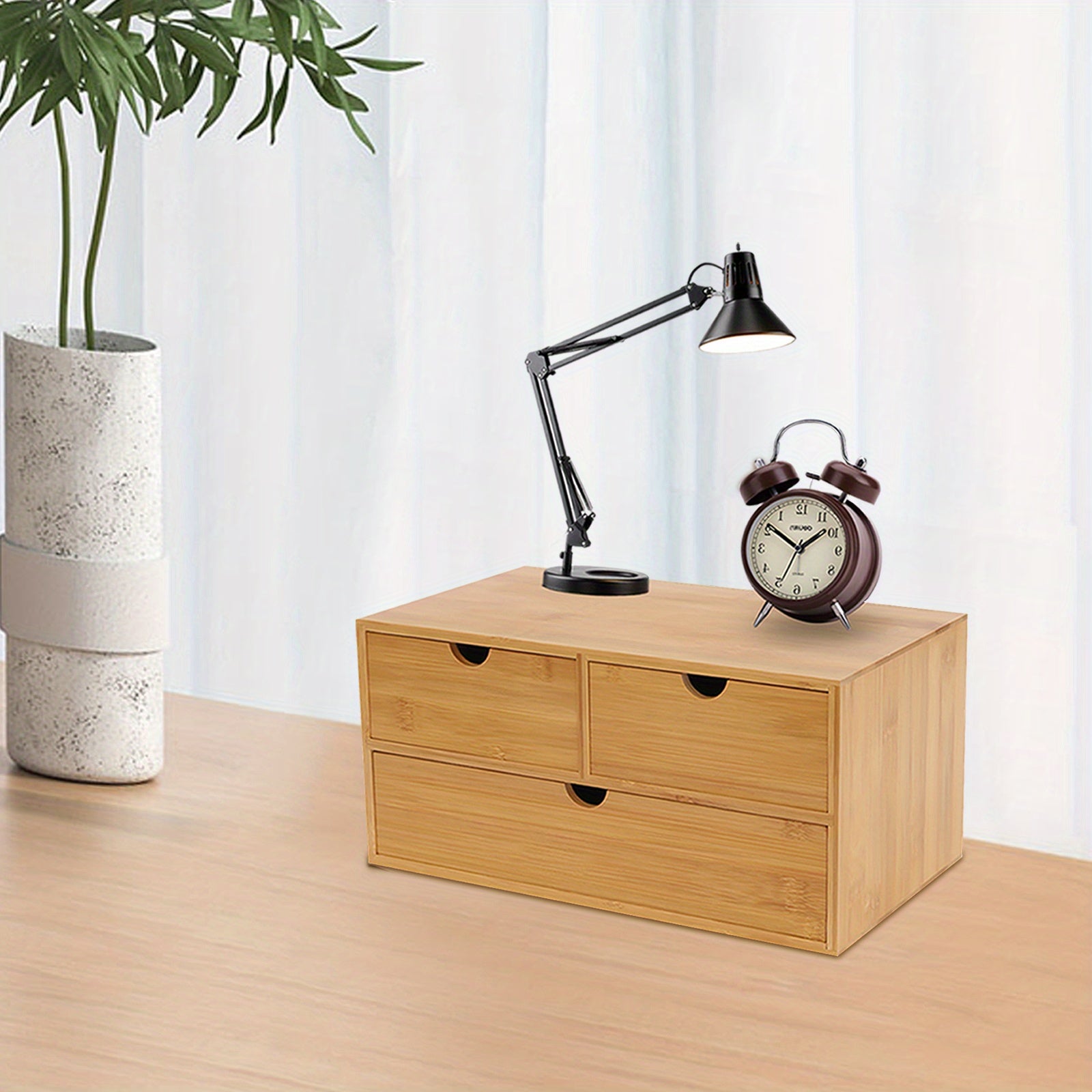 Schreibtisch, Bambus für Arbeitszimmer – Detailansicht 3