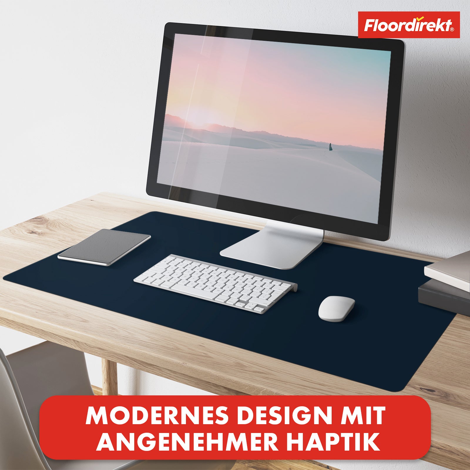 Schreibtisch, Blau für Arbeitszimmer und Homeoffice – Detailansicht 9