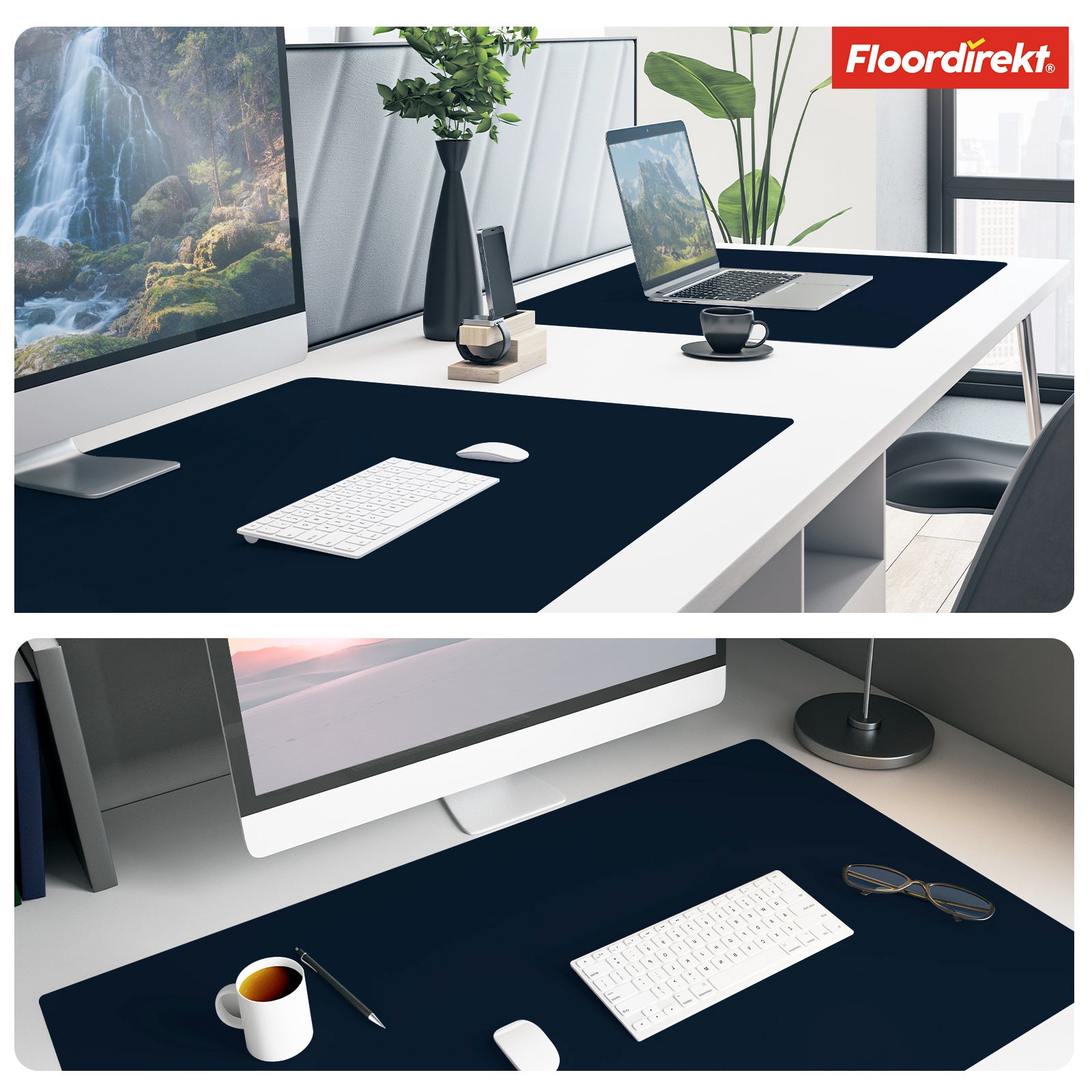 Schreibtisch, Blau für Arbeitszimmer und Homeoffice – Detailansicht 10