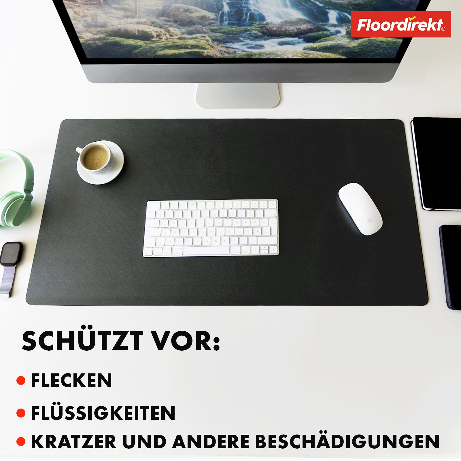 Schreibtisch, Blau für Arbeitszimmer und Homeoffice – Detailansicht 34