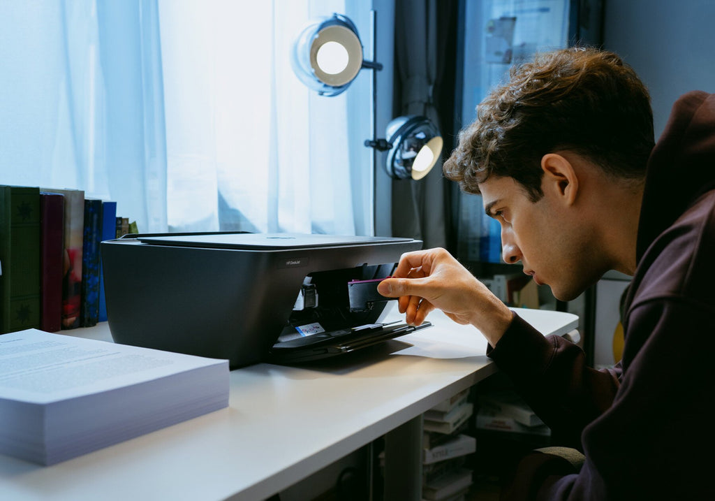 Schreibtisch, DeskJet 2910 für Arbeitszimmer und Homeoffice – Detailansicht 8