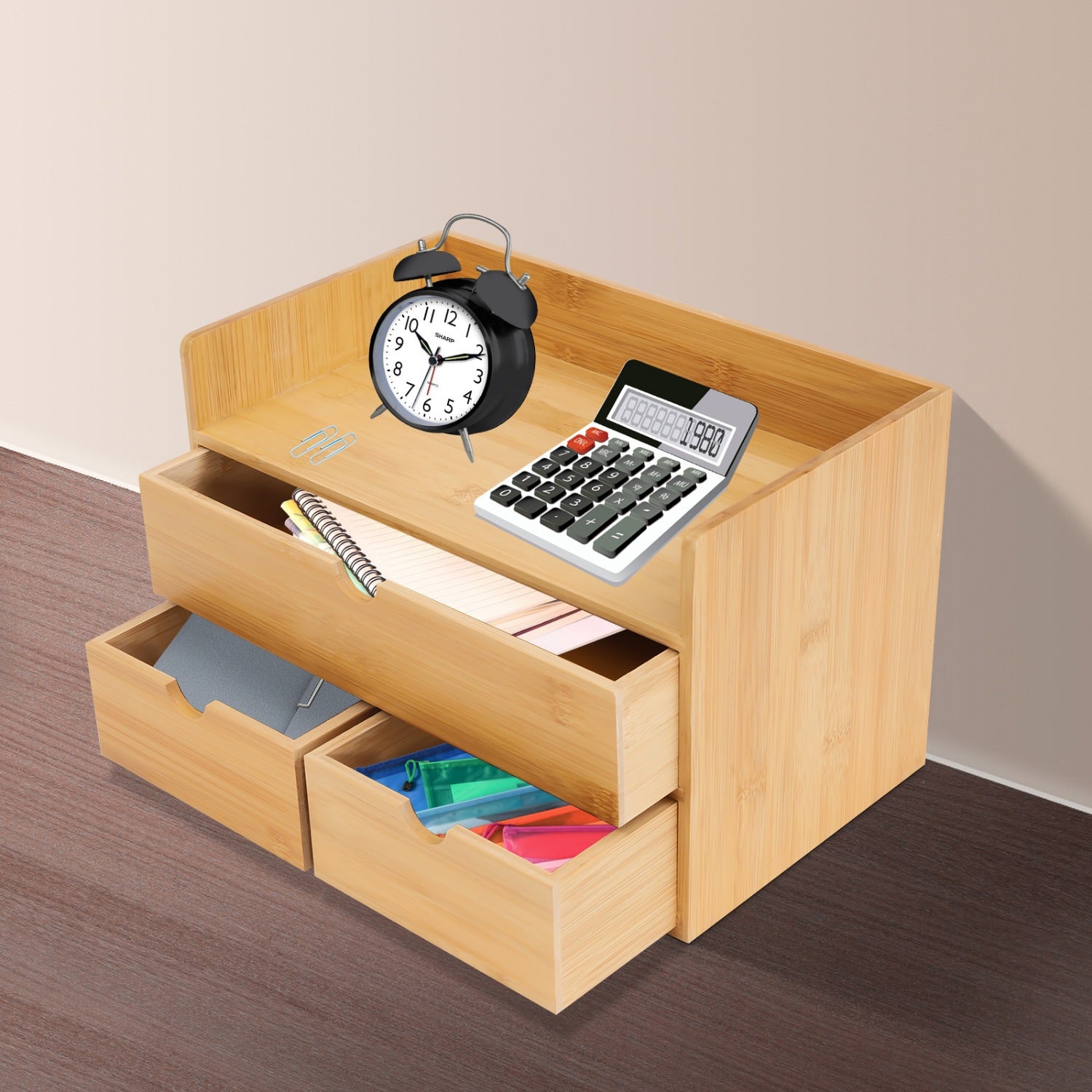 Schreibtisch, Holz für Homeoffice und Arbeitszimmer – Detailansicht 2
