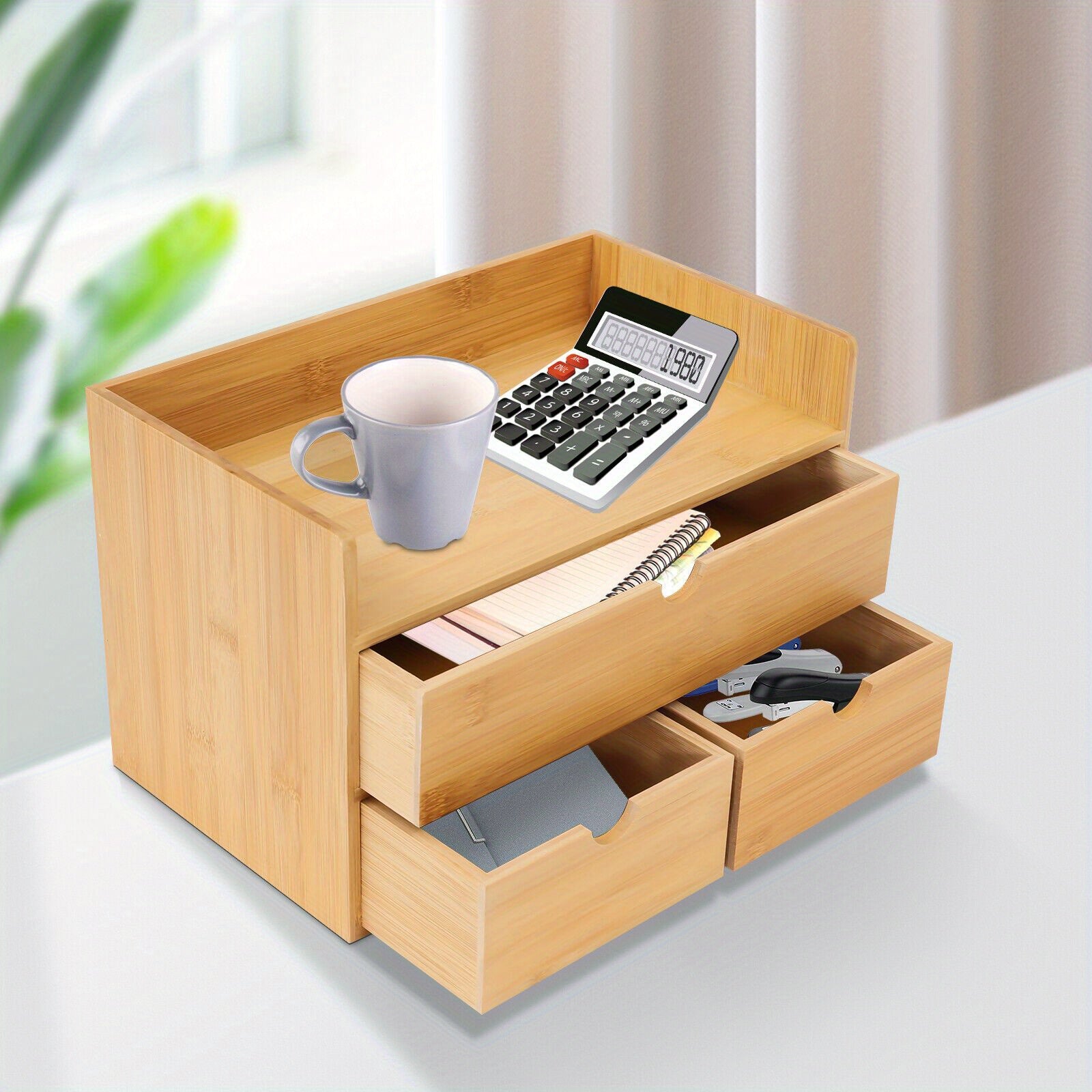 Schreibtisch, Holz für Homeoffice und Arbeitszimmer – Detailansicht 14