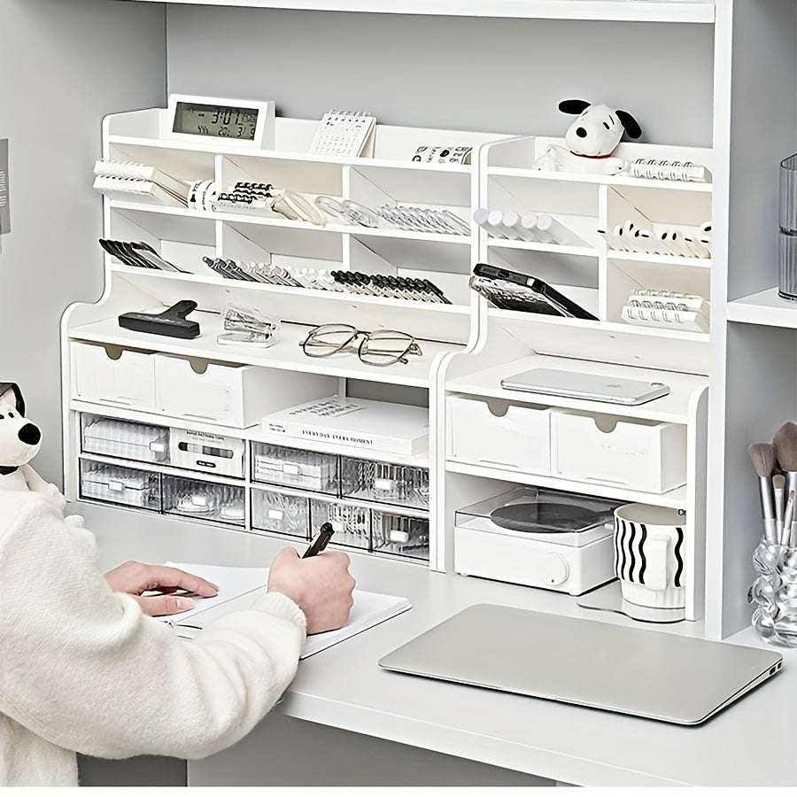 Schreibtisch, Regal für Arbeitszimmer und Homeoffice – Hauptansicht
