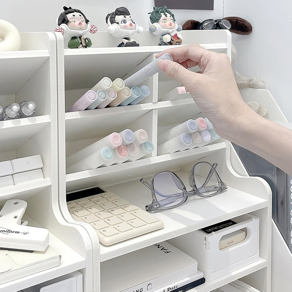 Schreibtisch, Regal für Arbeitszimmer und Homeoffice – Detailansicht 3