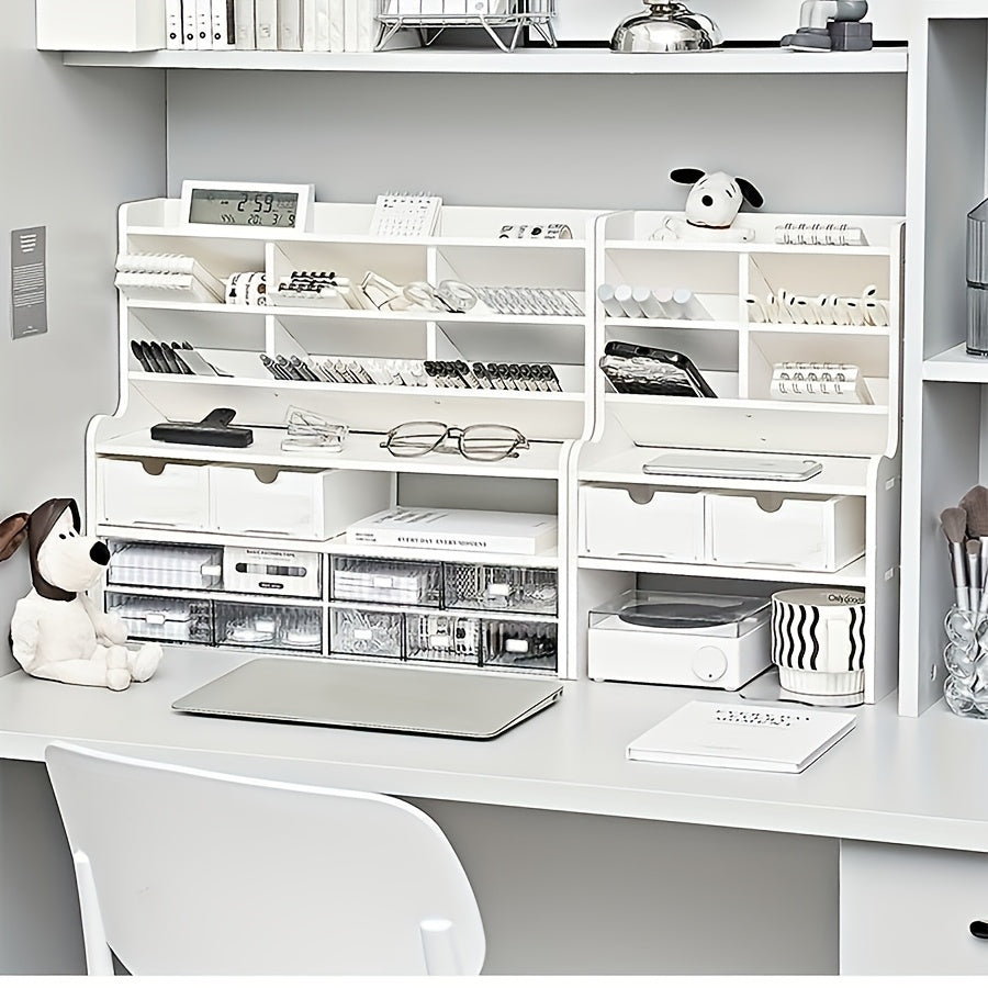 Schreibtisch, Regal für Arbeitszimmer und Homeoffice – Detailansicht 5