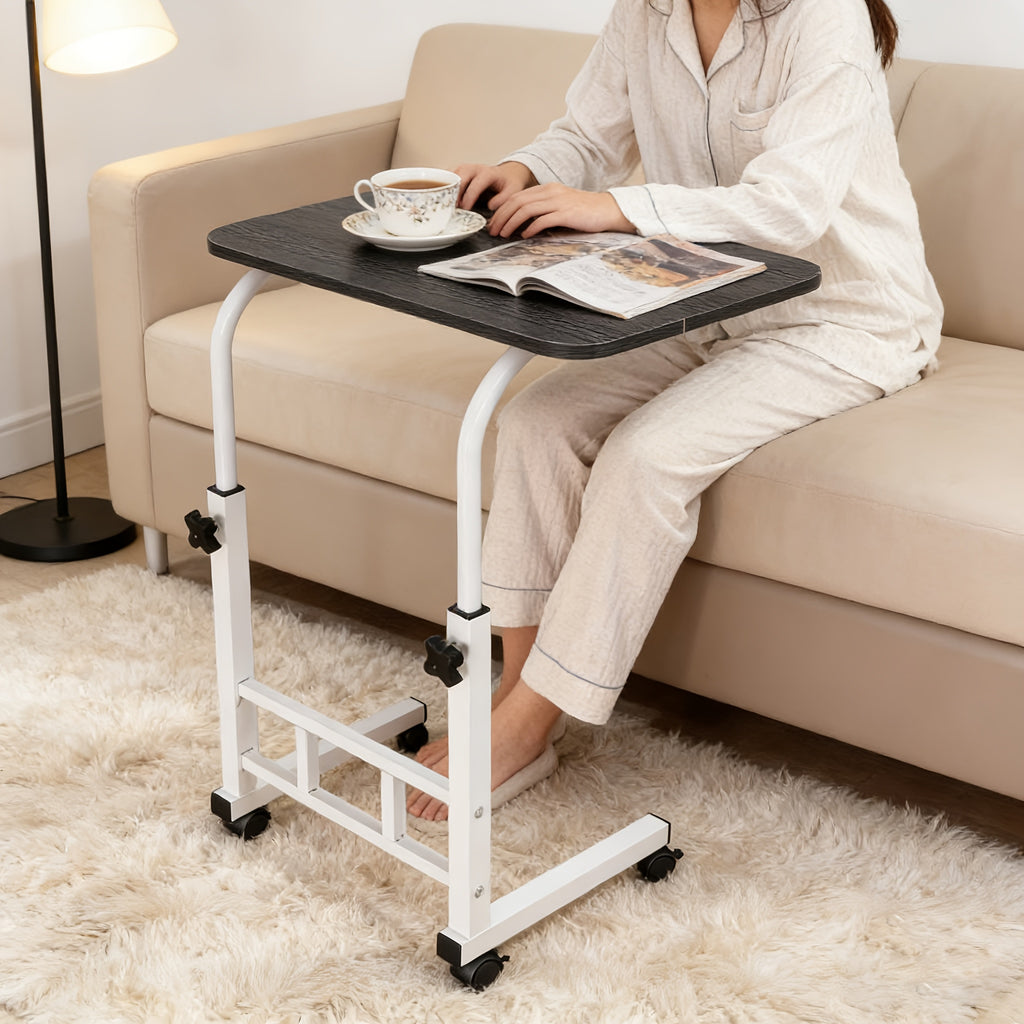 Schreibtisch, Rolltisch mit Rollen Höhenverstellbar für Arbeitszimmer – Hauptansicht