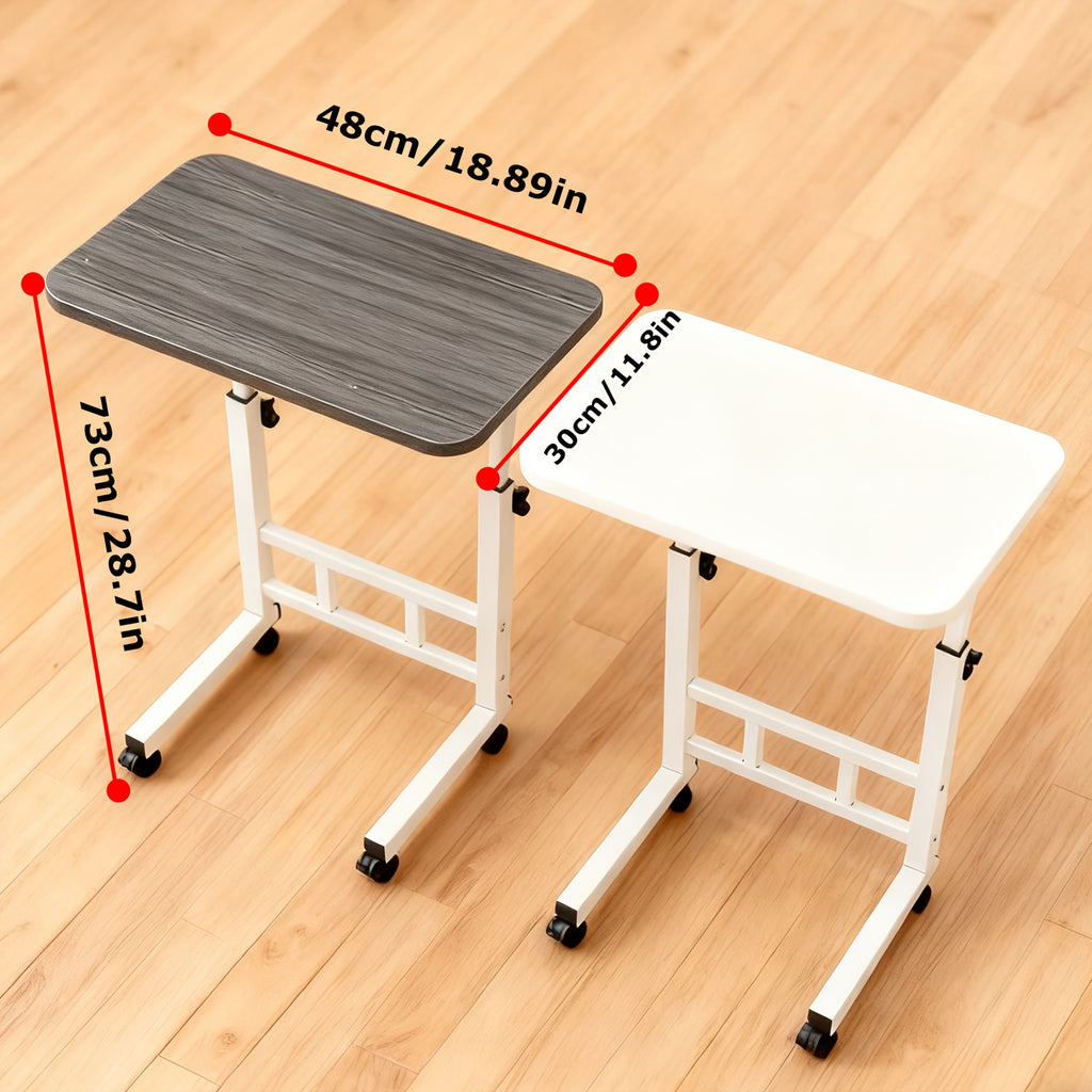 Schreibtisch, Rolltisch mit Rollen Höhenverstellbar für Arbeitszimmer – Detailansicht 5