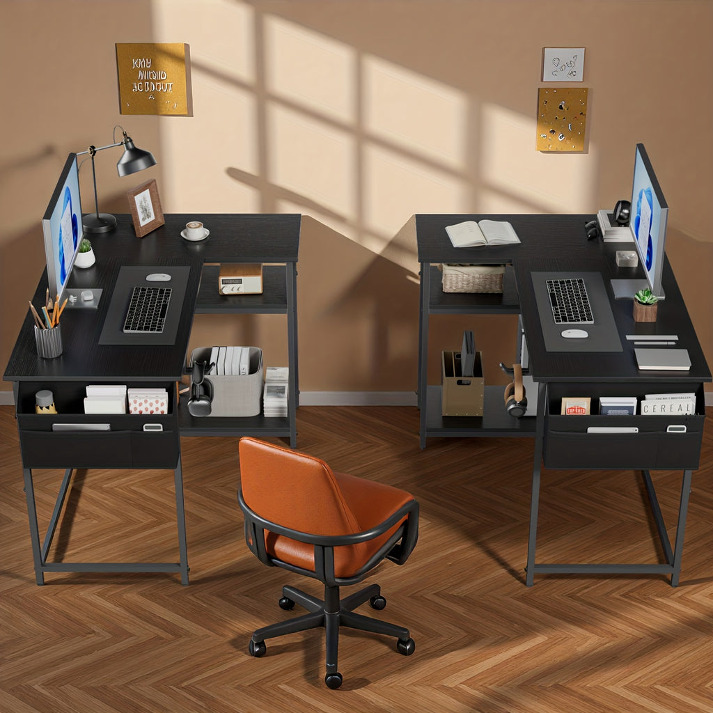Schreibtisch, Tigerhautfarbe für Homeoffice – Detailansicht 11