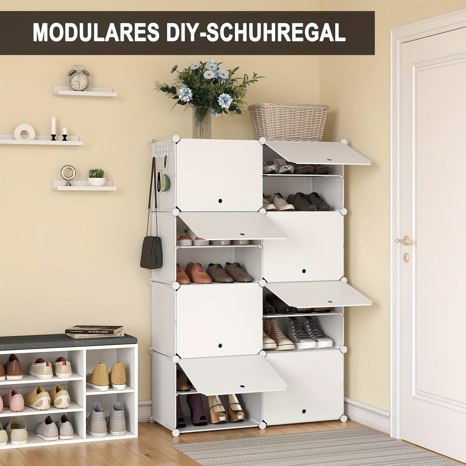 Schuhregal, 1 Stk für Schlafzimmer – Hauptansicht
