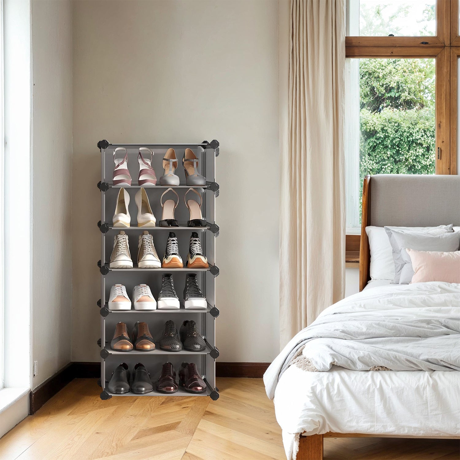 Schuhregal, Kunststoff für Alltag und Zuhause – Detailansicht 9