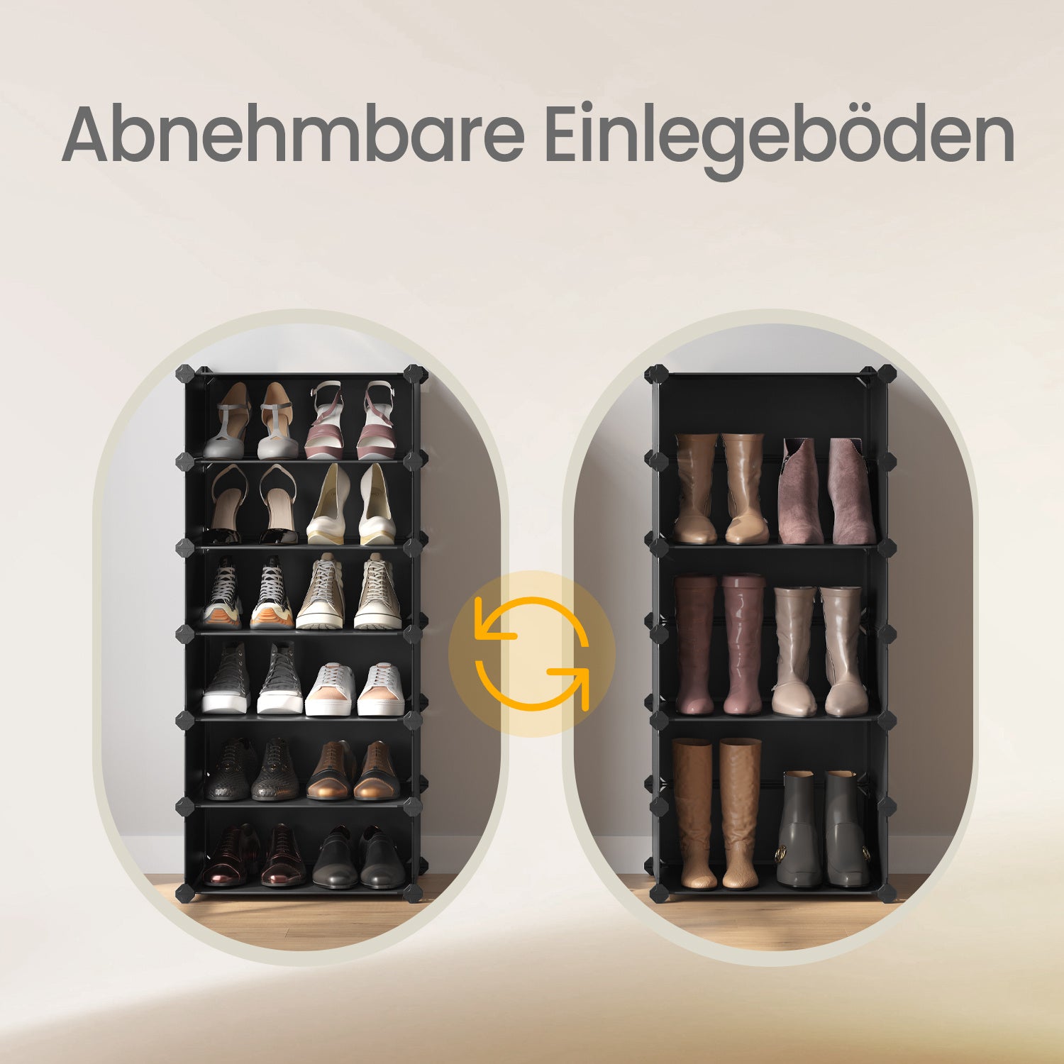 Schuhregal, Kunststoff für Alltag und Zuhause – Detailansicht 19