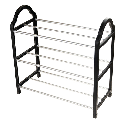 Schuhregal Regal, Metall für Schuhe Schuh-Organizer Ständer Metall Stahl und Alltag – Hauptansicht