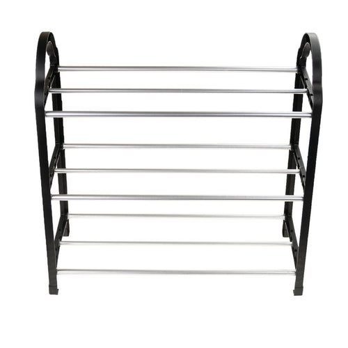 Schuhregal Regal, Metall für Schuhe Schuh-Organizer Ständer Metall Stahl und Alltag – Detailansicht 2