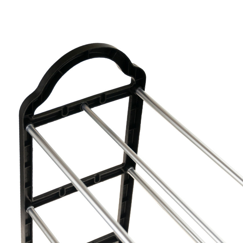 Schuhregal Regal, Metall für Schuhe Schuh-Organizer Ständer Metall Stahl und Alltag – Detailansicht 4