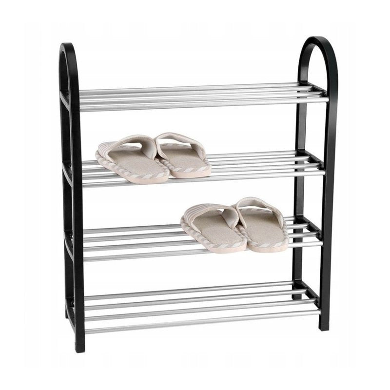 Schuhregal Regal, Metall für Schuhe Schuh-Organizer Ständer Metall Stahl und Alltag – Detailansicht 5