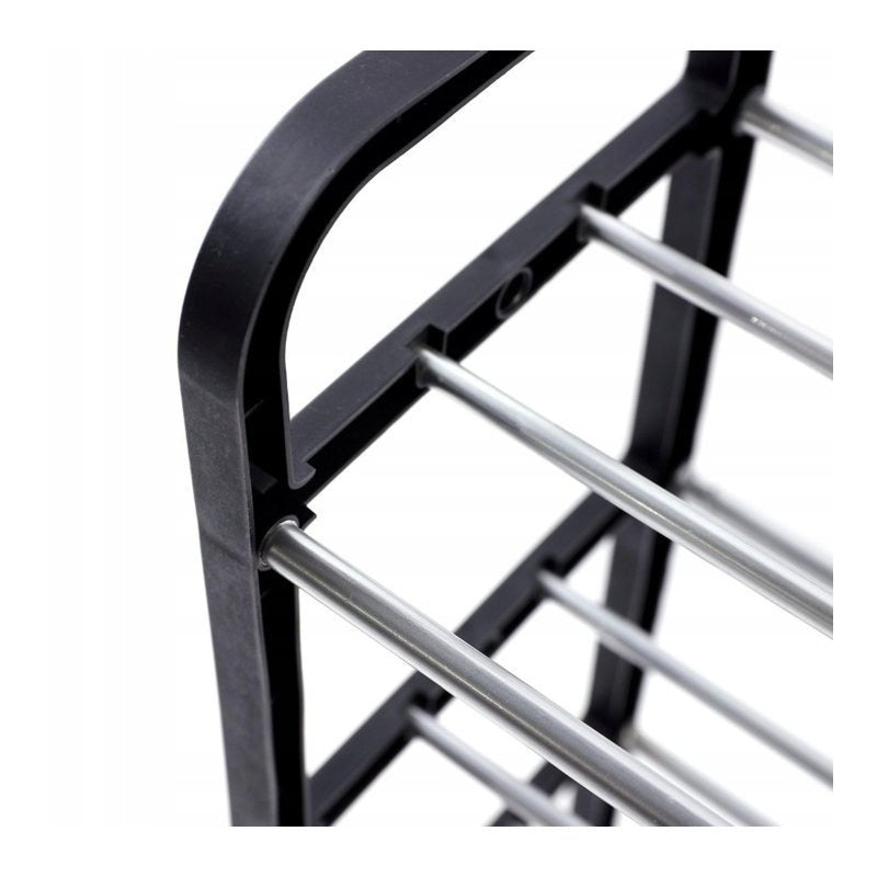 Schuhregal Regal, Metall für Schuhe Schuh-Organizer Ständer Metall Stahl und Alltag – Detailansicht 9