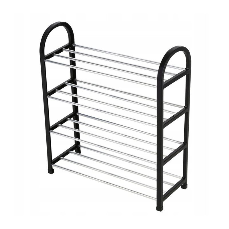 Schuhregal Regal, Metall für Schuhe Schuh-Organizer Ständer Metall Stahl und Alltag – Detailansicht 10