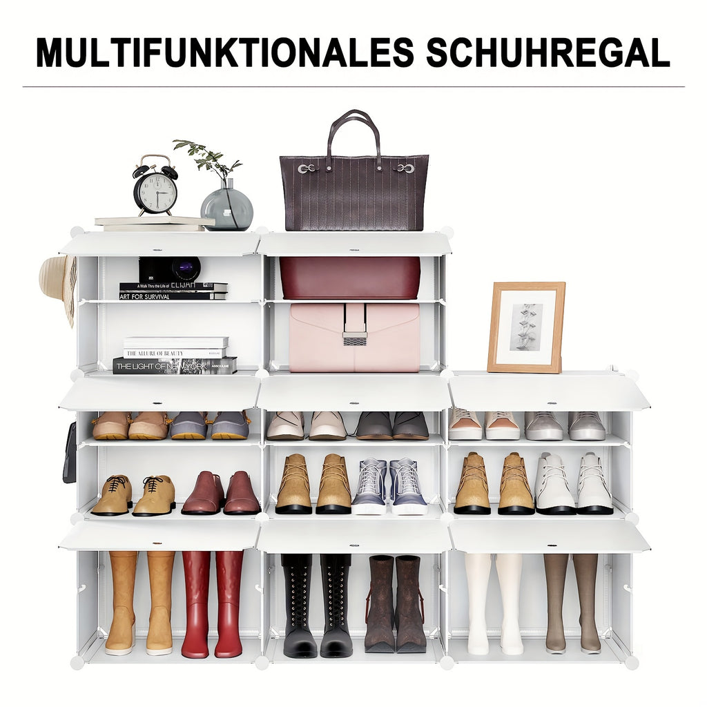 Schuhregal, Weiß für Bett – Detailansicht 7