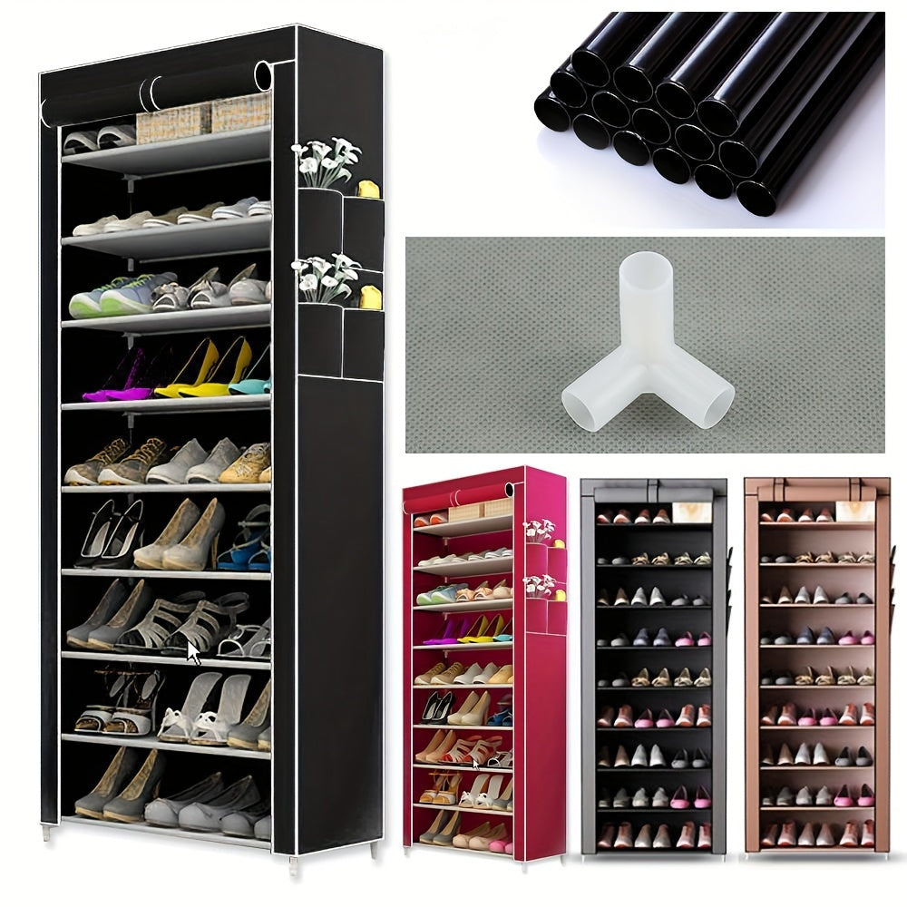 Schuhschrank, Grau für High Heels Sportschuhe und Alltag – Hauptansicht