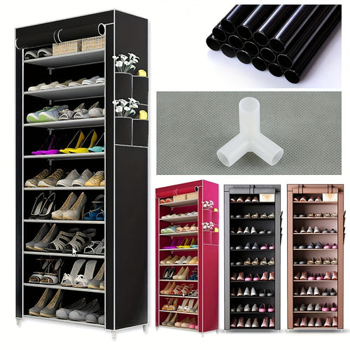 Schuhschrank, Grau für High Heels Sportschuhe und Alltag – Hauptansicht