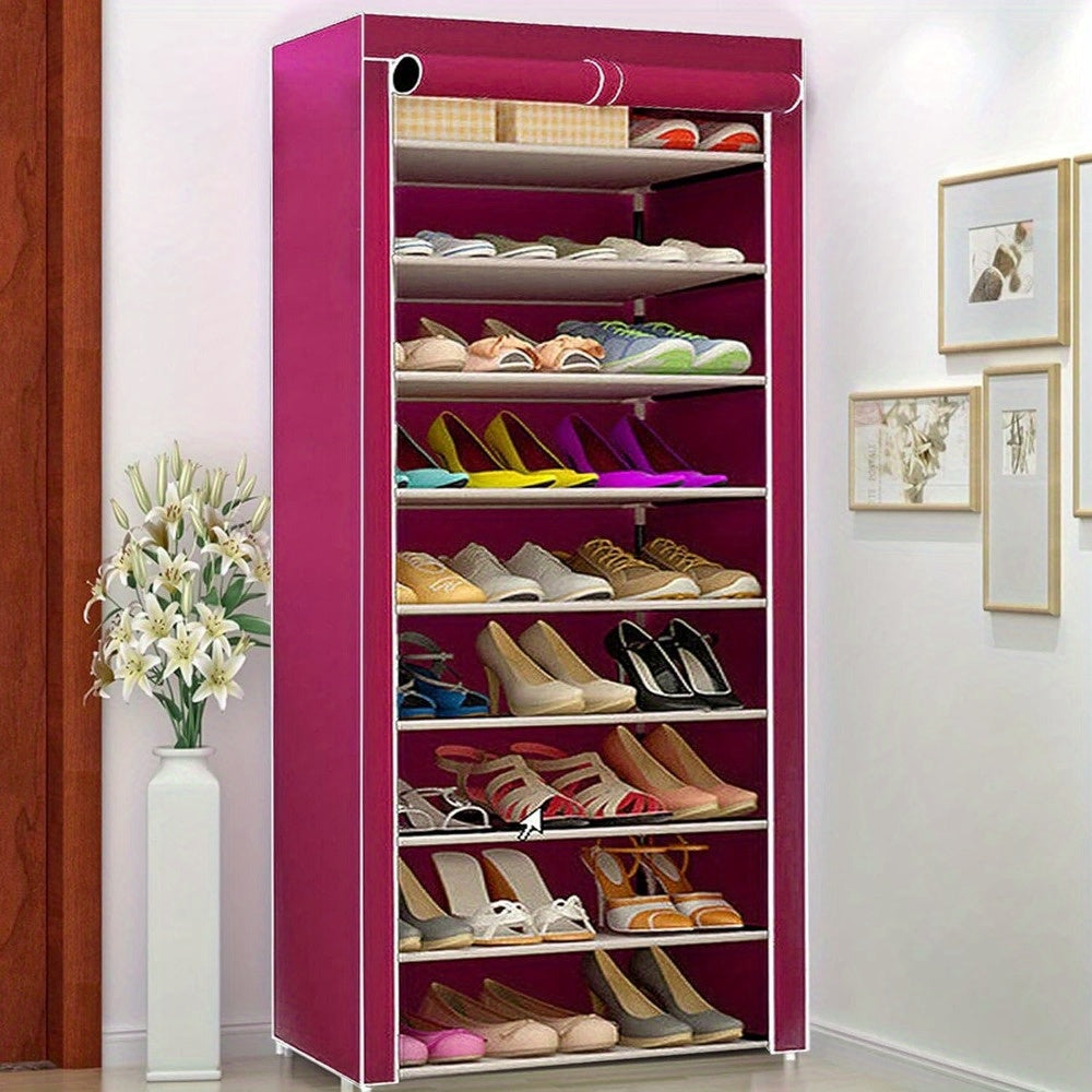 Schuhschrank, Grau für High Heels Sportschuhe und Alltag – Detailansicht 7