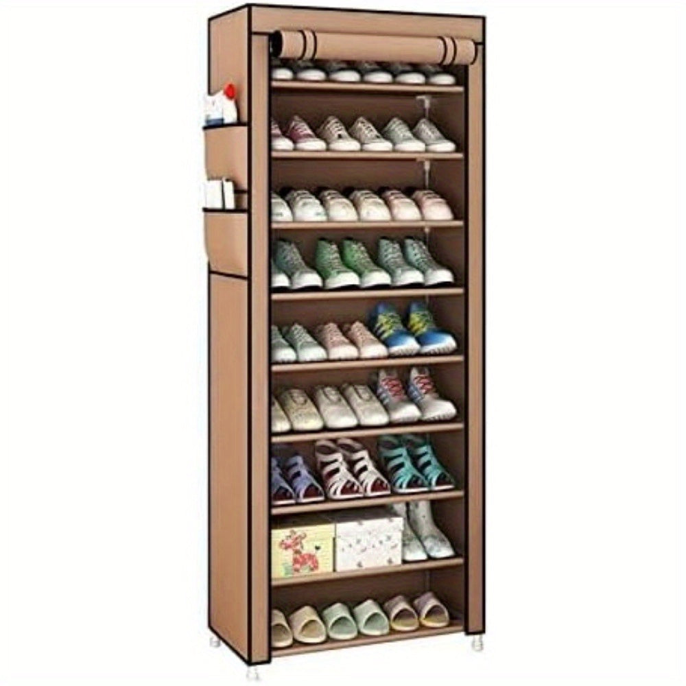 Schuhschrank, Schwarz für 27 Paar und Alltag – Detailansicht 5