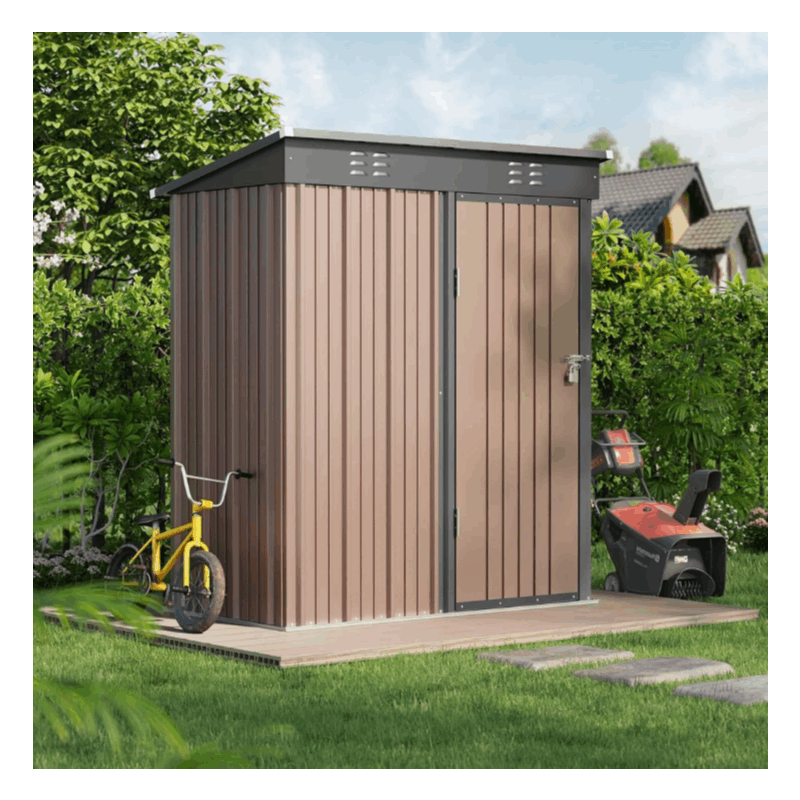 Schuppen, Metall für Garten und Terrasse – Detailansicht 15