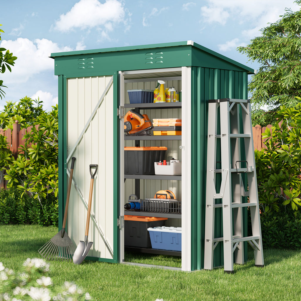 Schuppen, Metall für Garten und Terrasse – Detailansicht 18