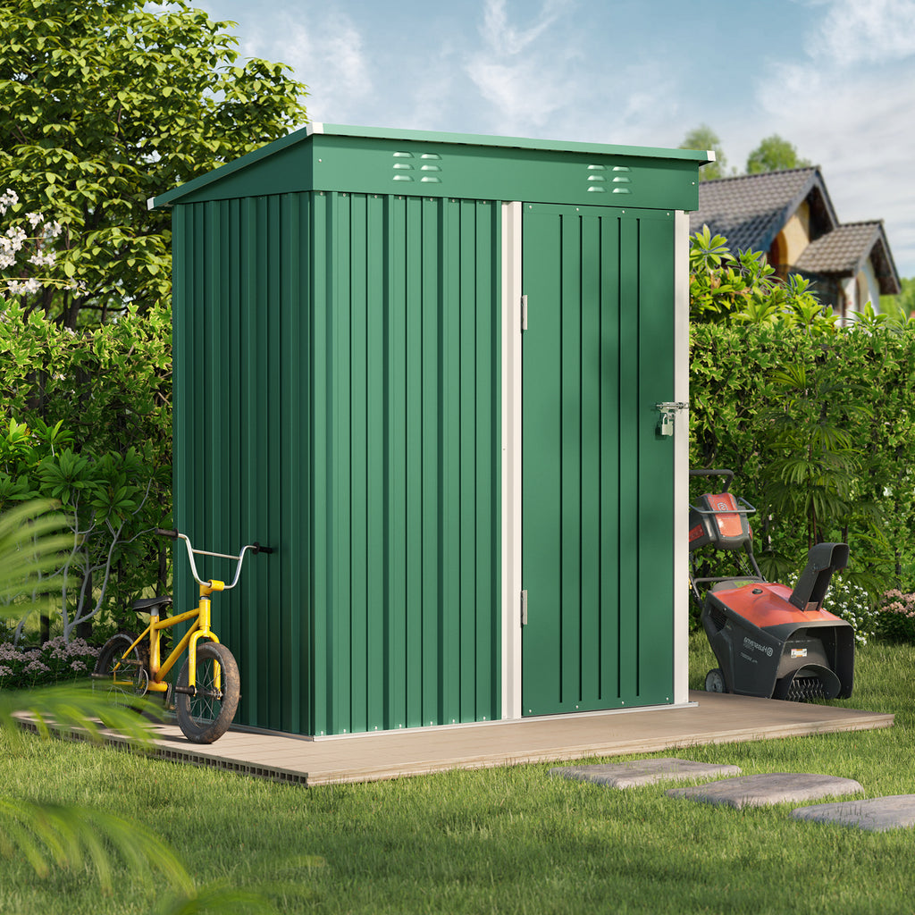 Schuppen, Metall für Garten und Terrasse – Detailansicht 25