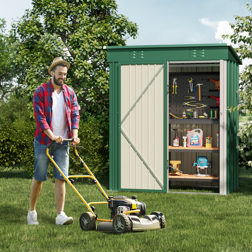 Schuppen, Metall für Garten und Terrasse – Detailansicht 26