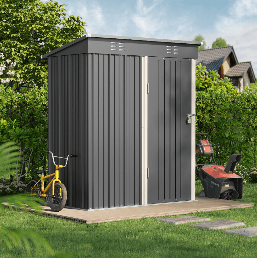 Schuppen, Metall für Garten und Terrasse – Detailansicht 34