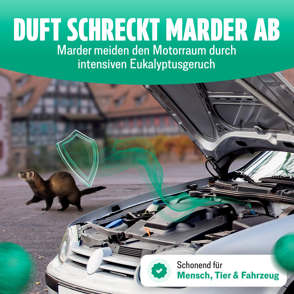 Schutzmittel, 1x Halter + 2 Kugeln für Fahrzeug und unterwegs – Detailansicht 3