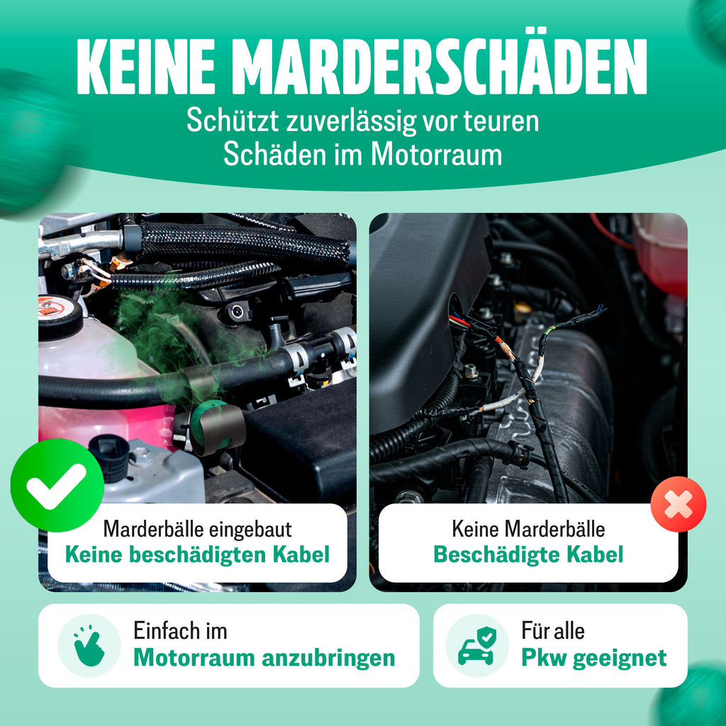 Schutzmittel, 1x Halter + 2 Kugeln für Fahrzeug und unterwegs – Detailansicht 13