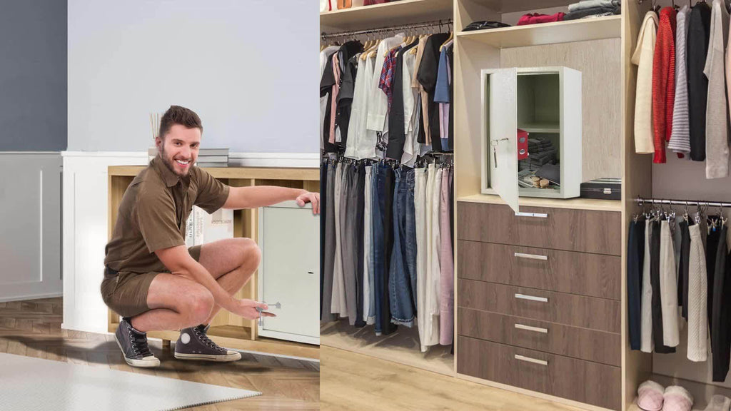 Schutztresor, L für Büro und Homeoffice – Detailansicht 5