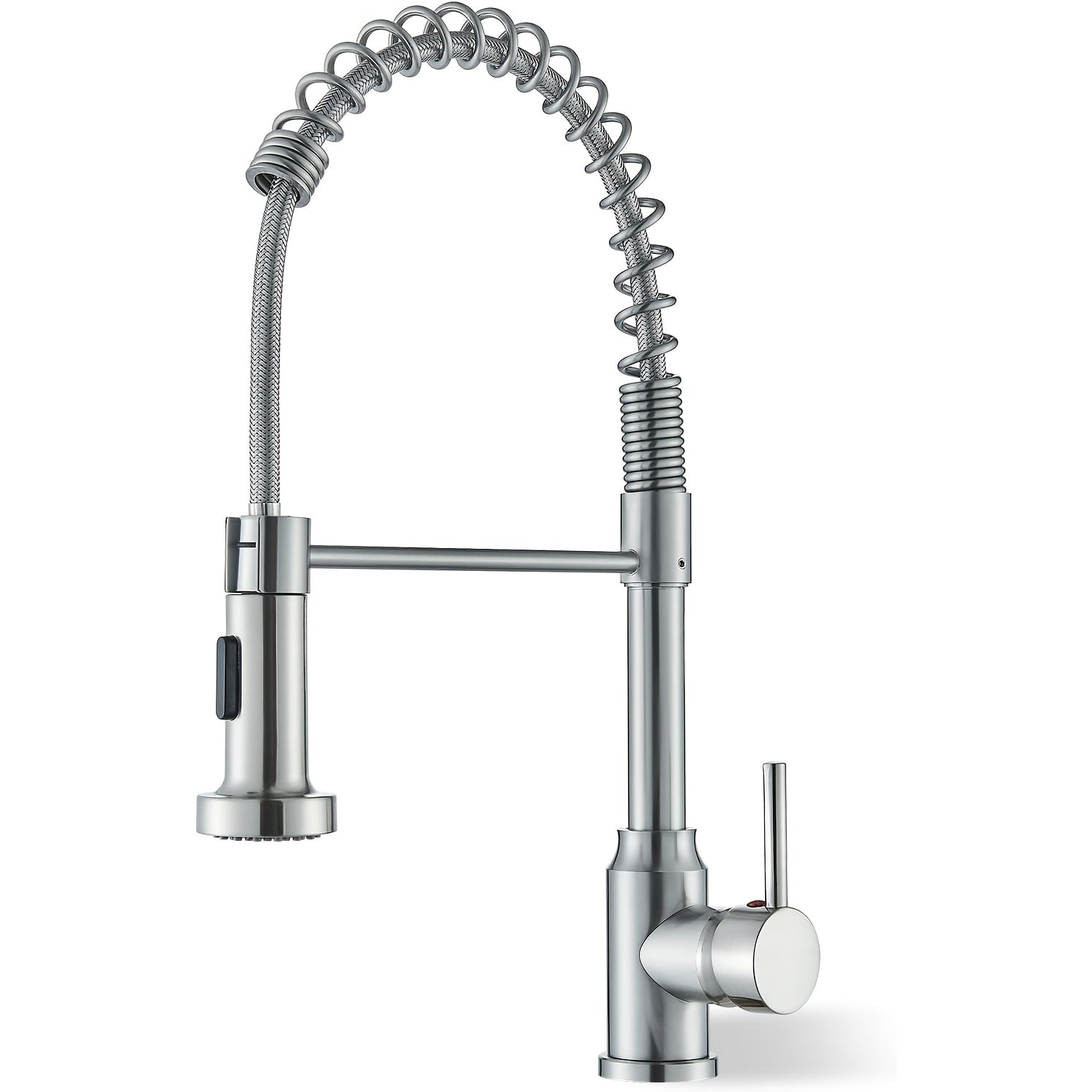 Schwarze Küchenarmatur, Gebürstetes Nickel für Essbereich und Küche – Detailansicht 5