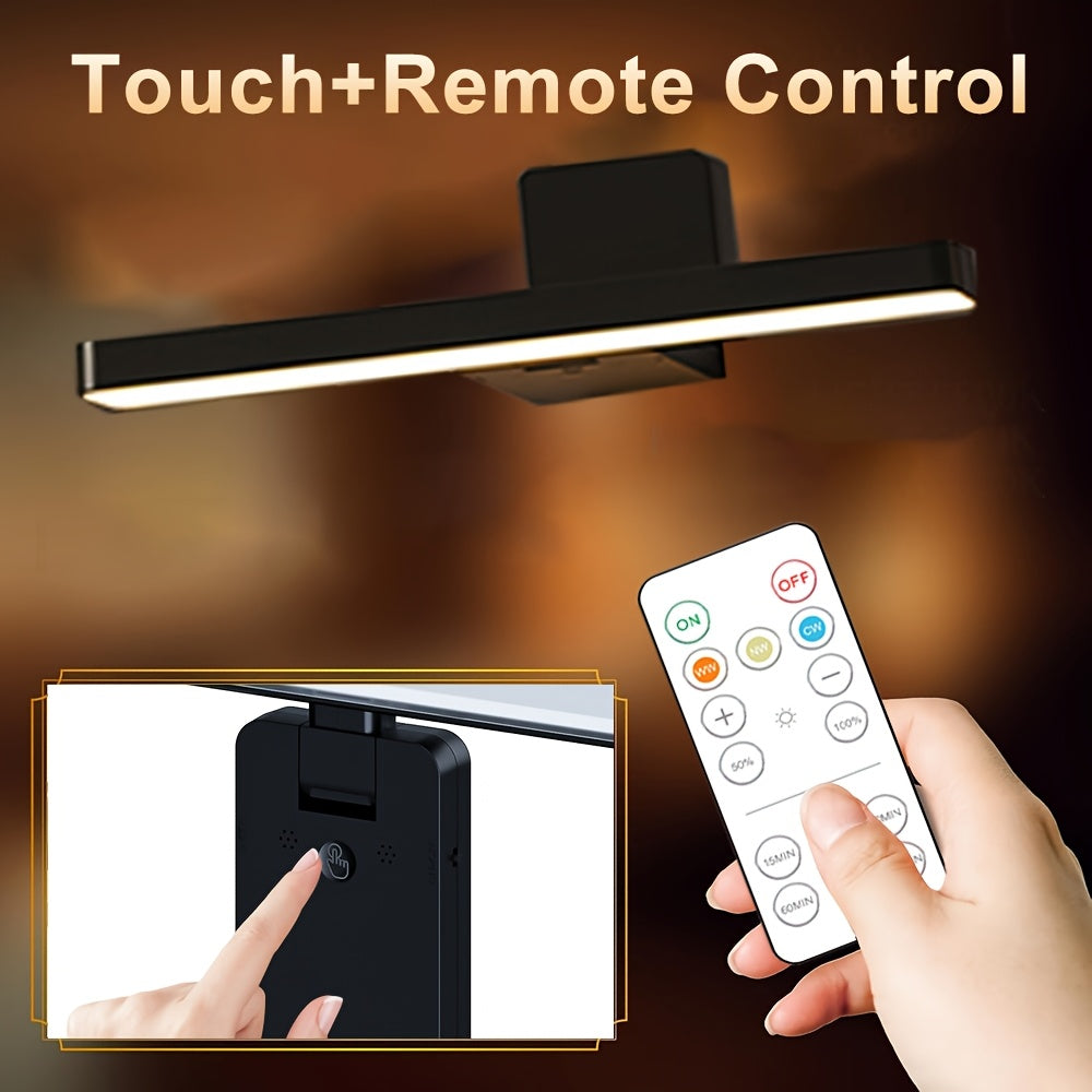 Schwarze LED Touch & Fernbedienung Wandlampe, LED-Beleuchtung für Badezimmer und Haushalt – Detailansicht 8