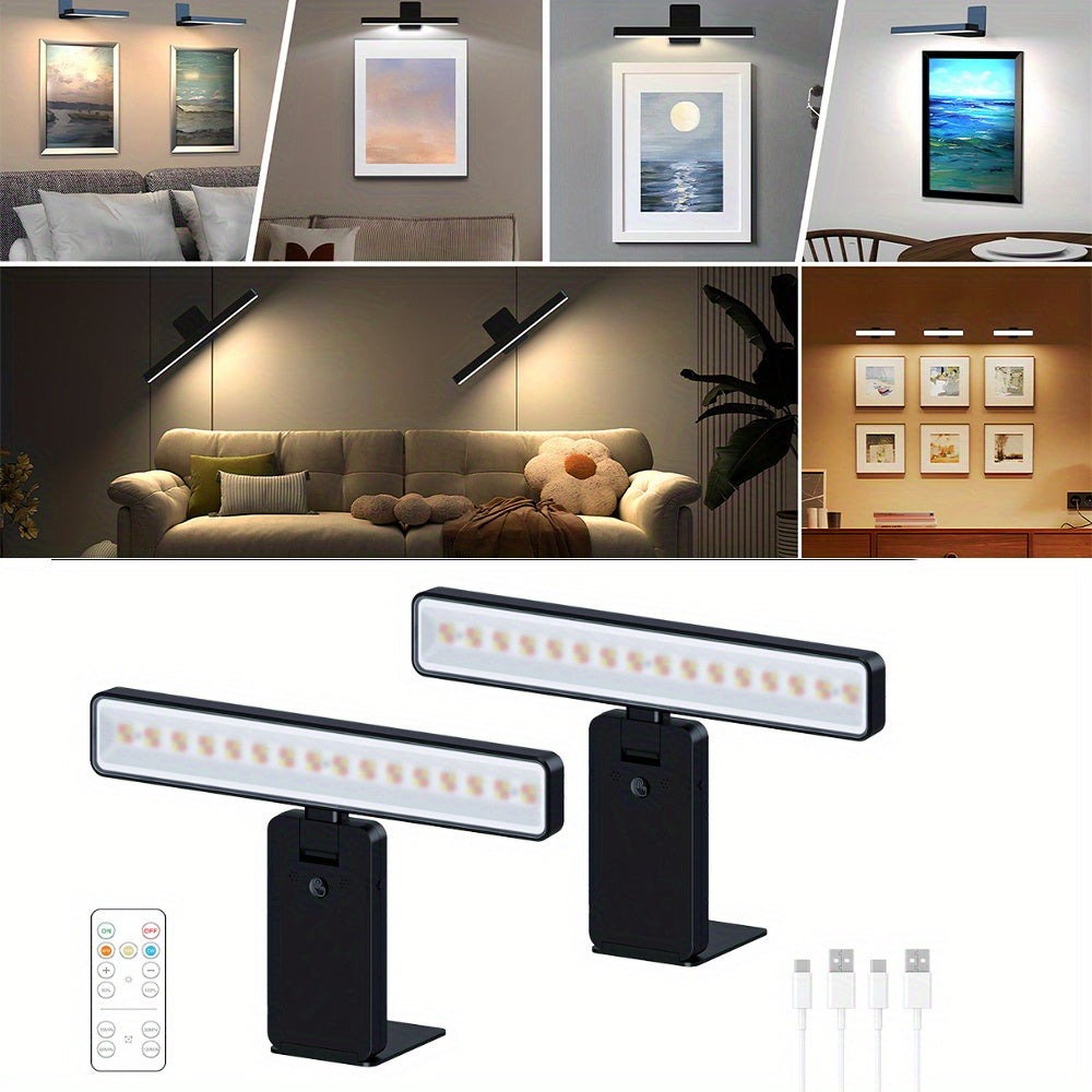 Schwarze LED Touch & Fernbedienung Wandlampe, LED-Beleuchtung für Badezimmer und Haushalt – Detailansicht 9