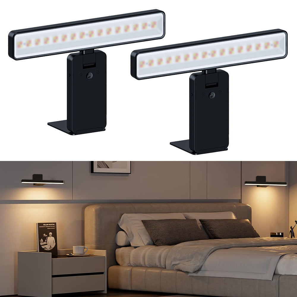 Schwarze LED Touch & Fernbedienung Wandlampe, LED-Beleuchtung für Badezimmer und Haushalt – Detailansicht 15