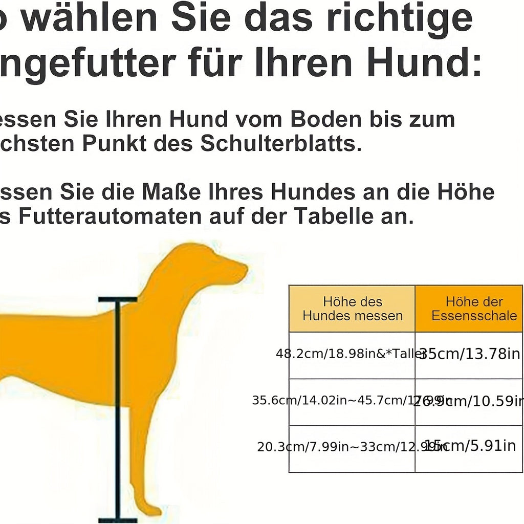 Schwarzer Futternapfständer, 44*32cm*8cm für Haustiere und Zuhause – Detailansicht 9