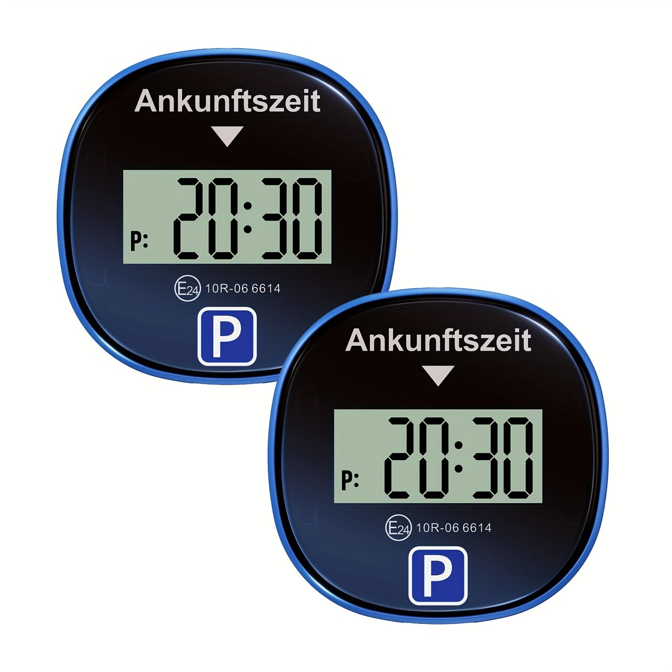 Schwarzer oder blauer quadratischer elektronischer, 1Stk für Fahrzeug und unterwegs – Detailansicht 5