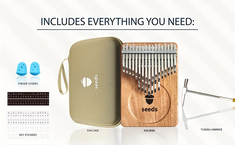 Seeds Kalimba für Erwachsene und Anfänger – Detailansicht 5