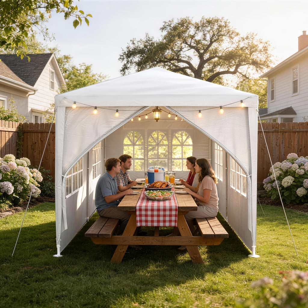Seitenwände, 3 x 3 M für Garten und Terrasse – Detailansicht 6