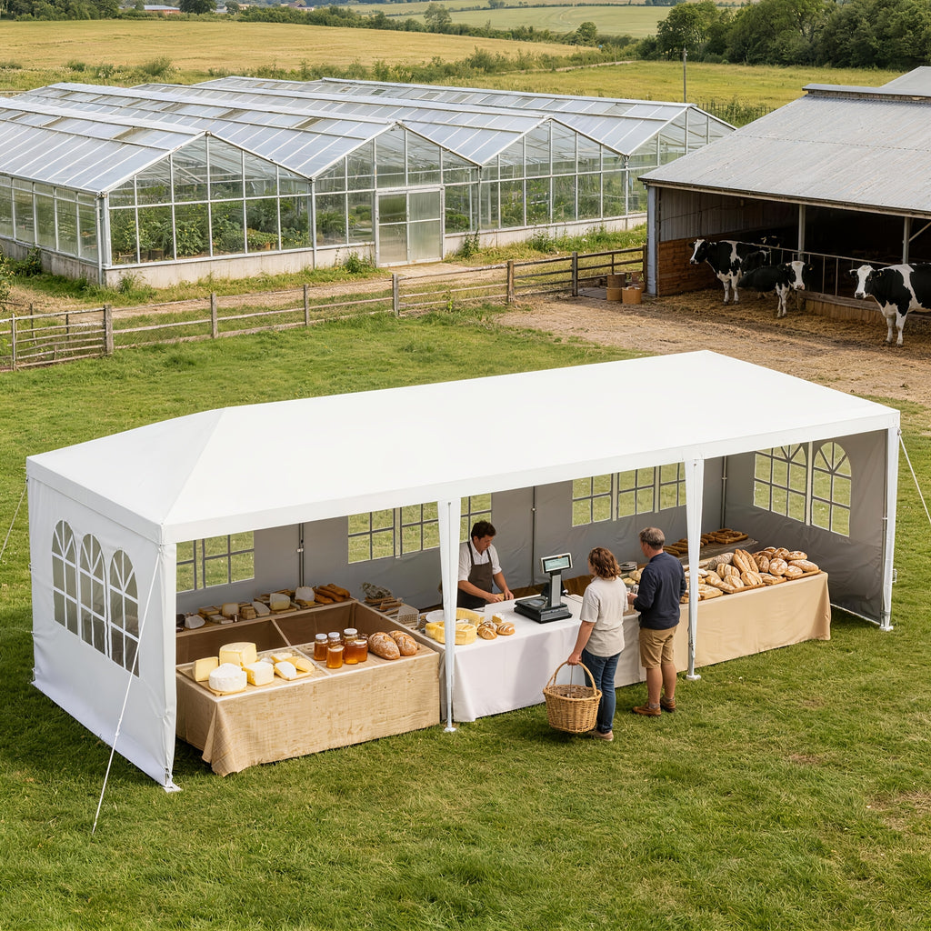 Seitenwände, 3 x 3 M für Garten und Terrasse – Detailansicht 9