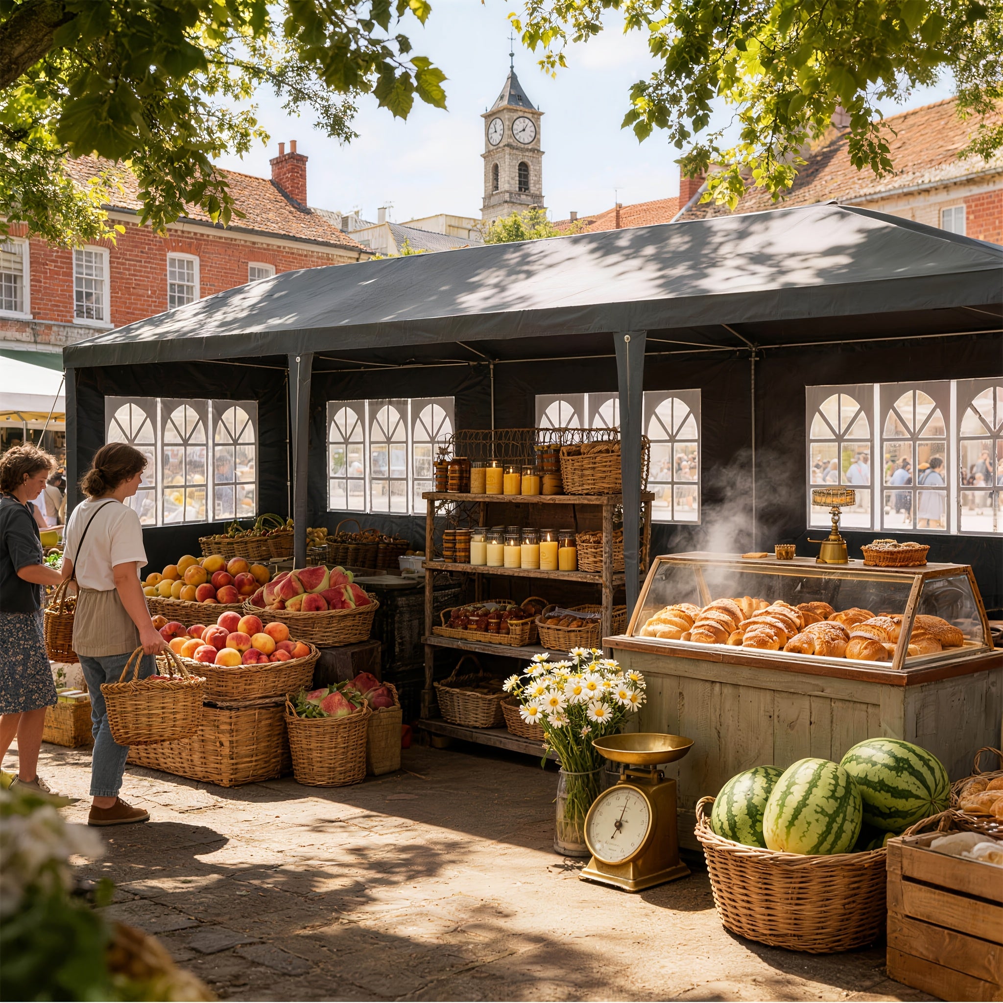 Seitenwände, 3 x 3 M für Garten und Terrasse – Detailansicht 10
