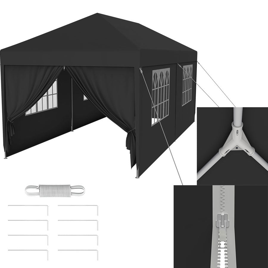 Seitenwände, Weiss für Garten und Terrasse – Detailansicht 9