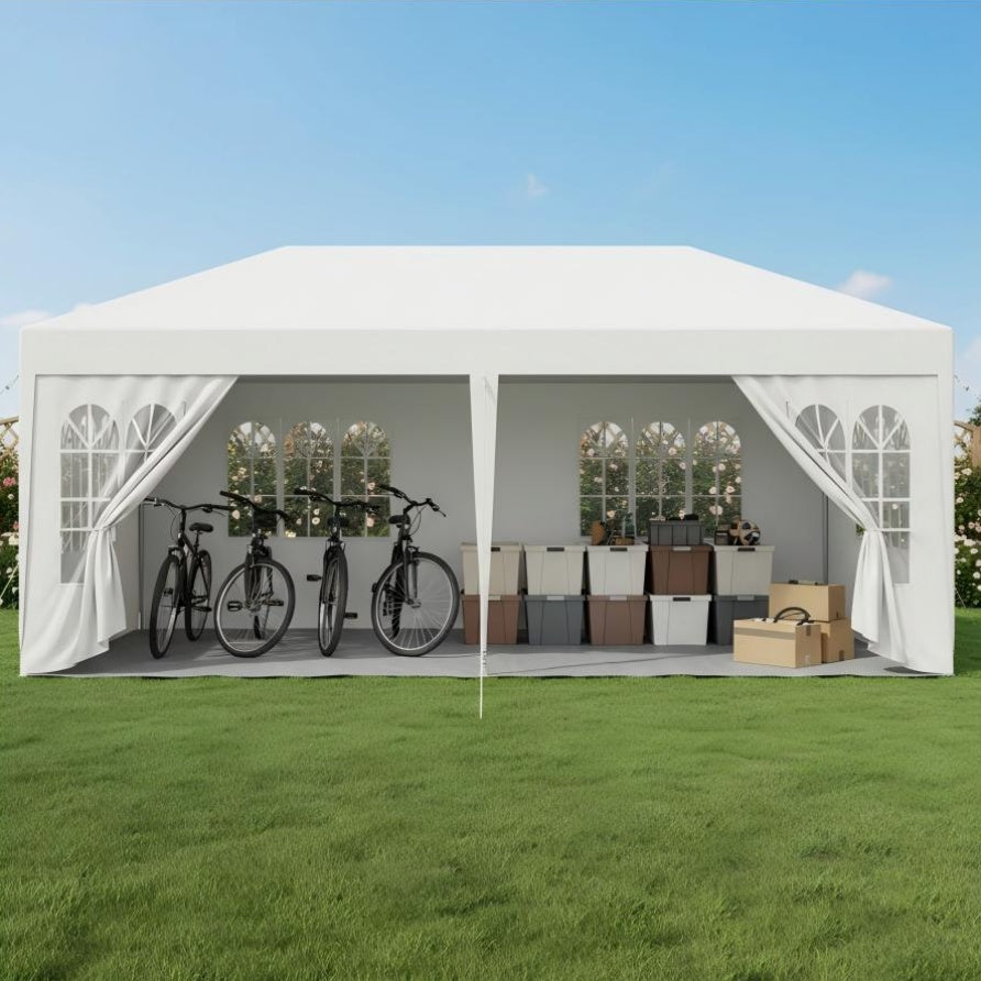 Seitenwände, Weiss für Garten und Terrasse – Detailansicht 10